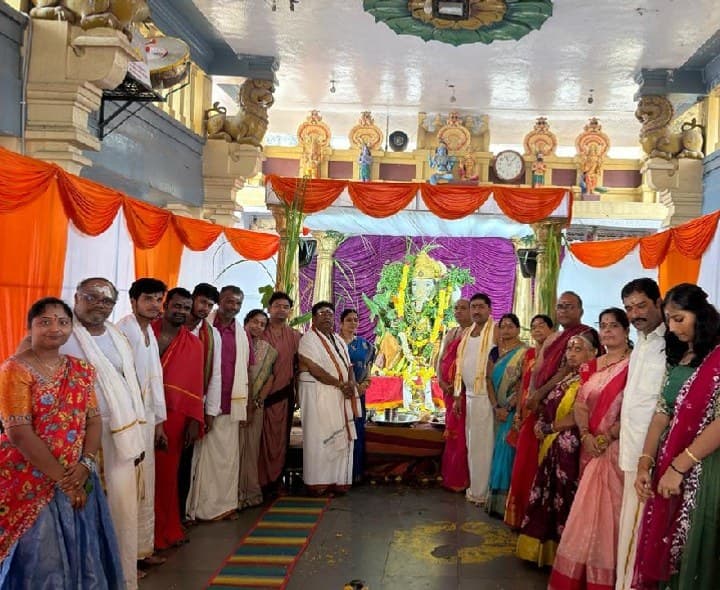 బీరంగూడ గుట్ట ఆలయంలో వినాయక నవరాత్రి ఉత్సవాలు ప్రారంభం - Udayam