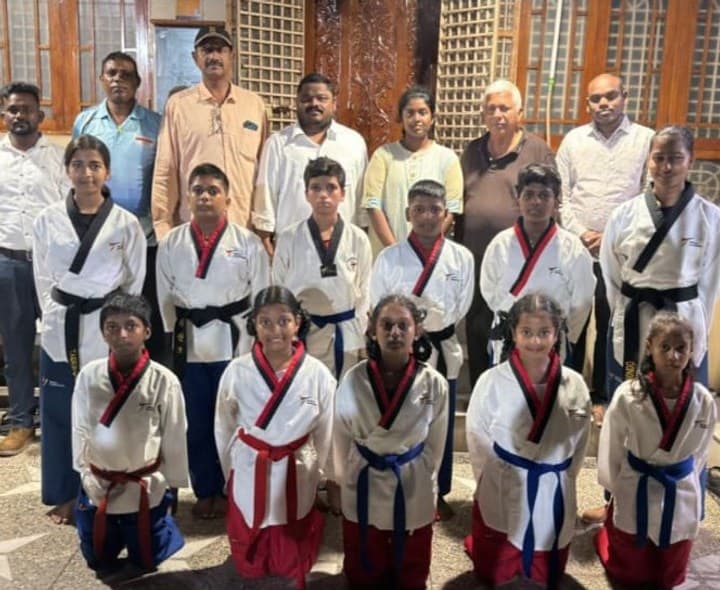 జాతీయ తైక్వాండో పోటీలకు క్రీడాకారులు ఎంపిక - Udayam