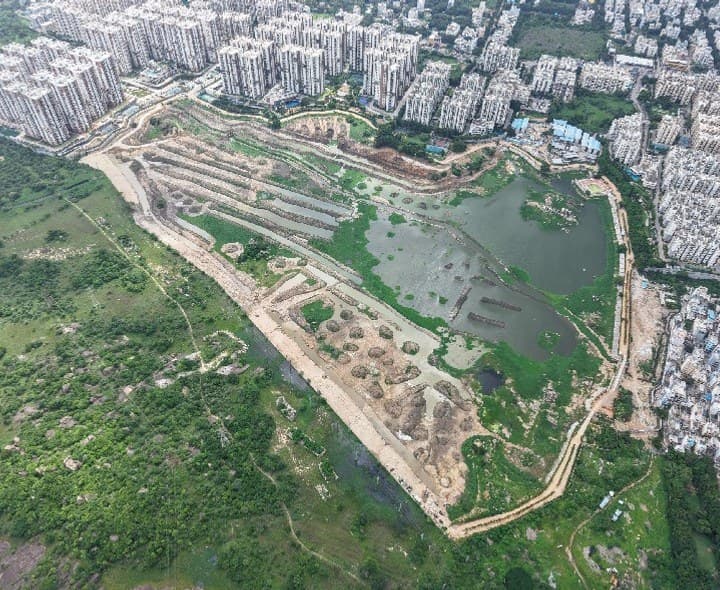నల్లగండ్ల చెరువు పునరుద్ధరణ పనులు ప్రారంభం