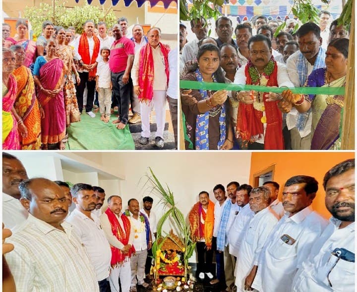 నూతన ఇందిరమ్మ ఇళ్ల గృహప్రవేశంలో పాల్గొన్న పరిగి ఎమ్మెల్యే