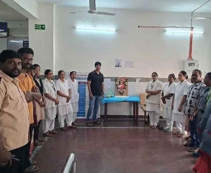ఆసుపత్రిలో ఘనంగా టంగుటూరి జయంతి వేడుకలు