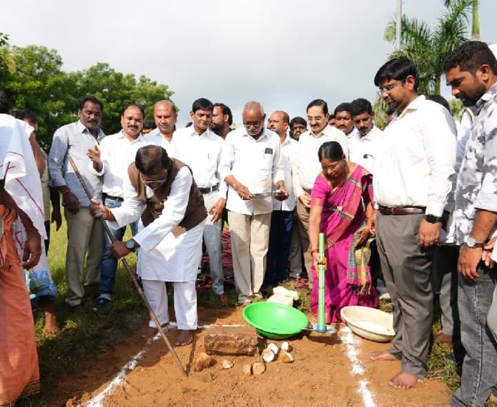 చెన్నూరులో పుష్కర ఘాట్ నిర్మాణానికి శంకుస్థాపన - Udayam