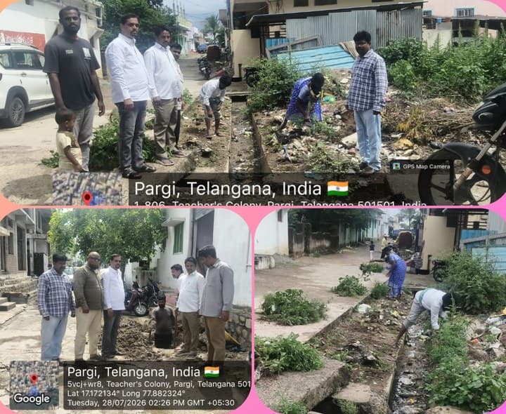 పరిగి మందుల కాలనీలో పైప్‌లైన్ మరమ్మతులు పూర్తి