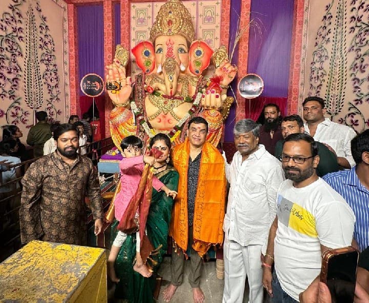 గణపతి మండపం సందర్శించిన పద్మారావు, దిల్ రాజు - Udayam