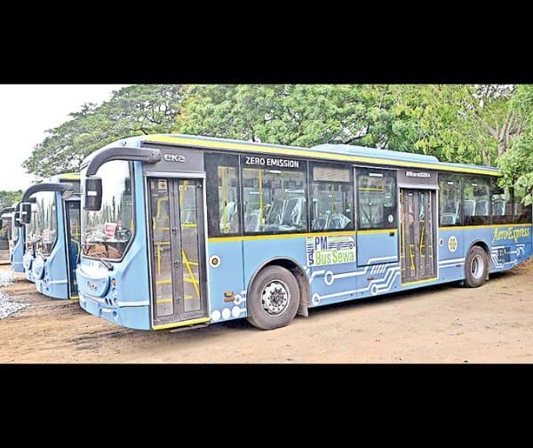 విశాఖలో ఈ-ఏసీ బస్సులు ప్రారంభం - Udayam Digital