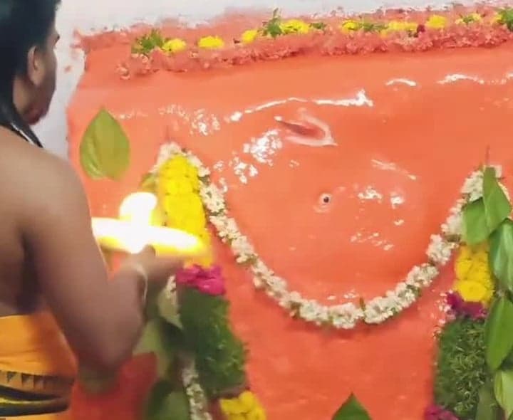 యాదాద్రి ఆంజనేయుడికి ఆకుపూజ - Udayam