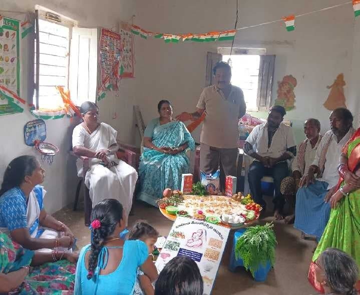 అంగన్వాడీల్లో పోషణ మాసం కార్యక్రమాలు - Udayam