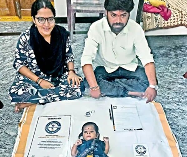 ఆరు రోజులకే శిశువుకు ఆధార్ రికార్డు - Udayam Digital