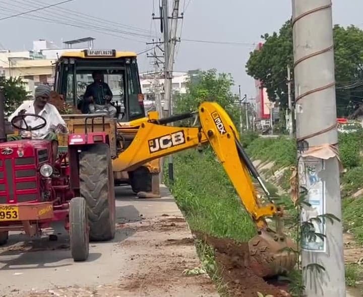 వినుకొండలో రూ.25 లక్షలతో కాలువకట్ట అభివృద్ధి - Udayam