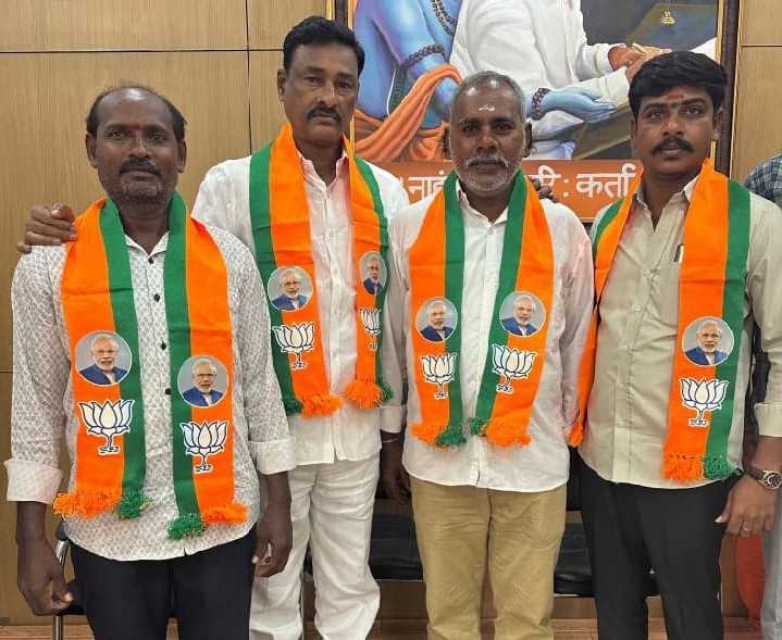 బీజేపీలో చేరిన కాంగ్రెస్, బీఆర్ఎస్ నేతలు - Udayam