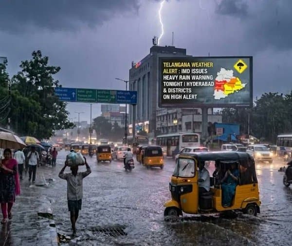 రాత్రికి భారీ గండం: ఆ జిల్లాల వారు అప్రమత్తం - Udayam Digital