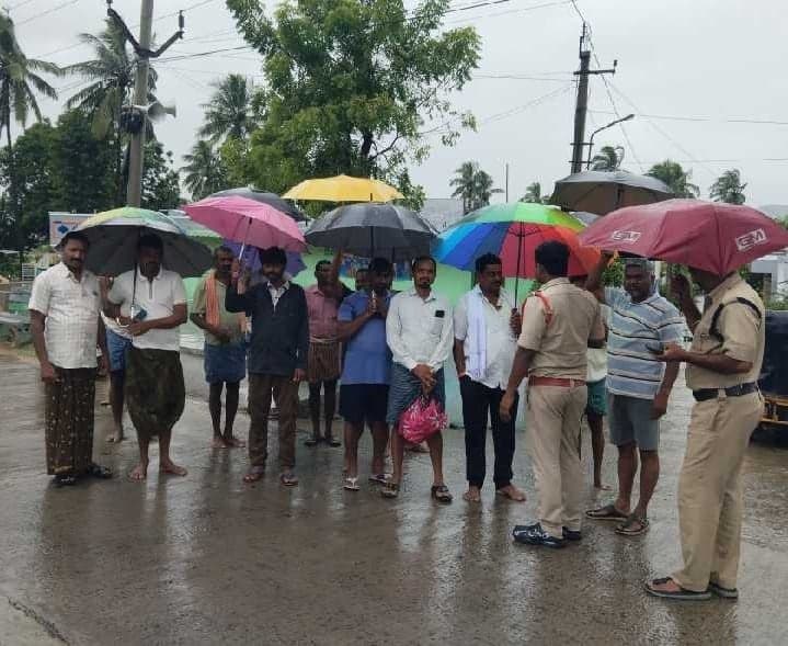 హిరమండలంలో తుఫాన్ పరిస్థితుల సమీక్ష - Udayam