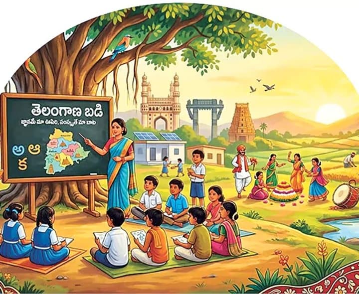 ‘తెలంగాణ బడి’ డిజిటల్ పాఠాలు - Udayam Digital