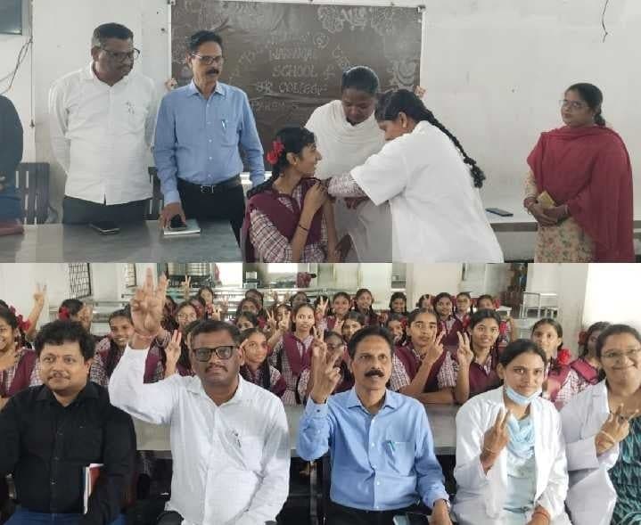 వరంగల్లో 50 మంది విద్యార్థులకు HPV టీకాలు - Udayam