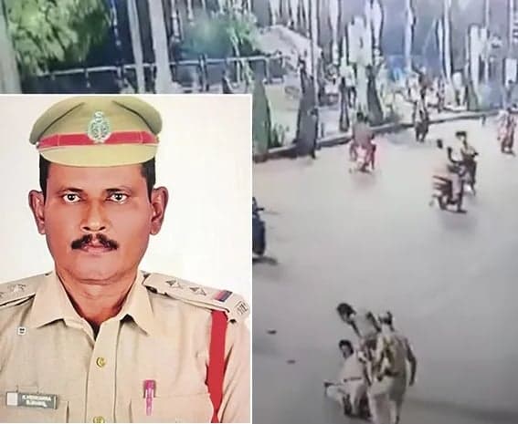 నిమజ్జన విధులలో ఎస్ఐ మృతి - Udayam