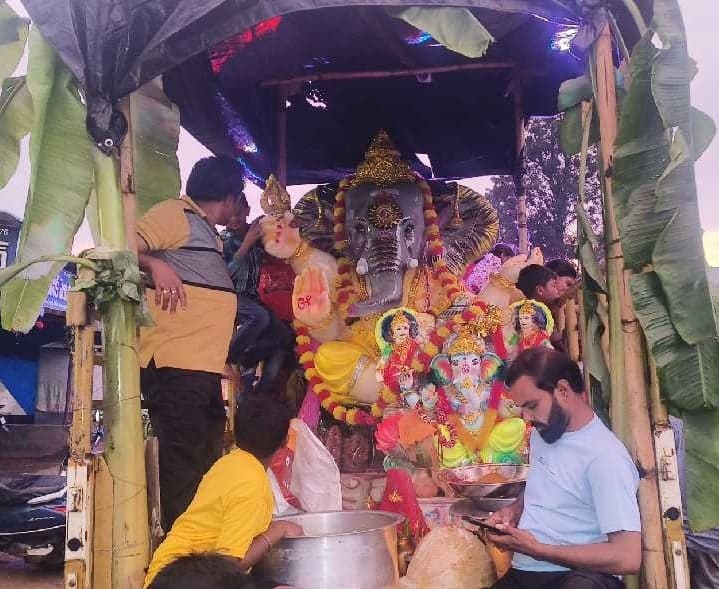 పెదబయలులో ఘనంగా గణనాథుడి నిమజ్జనం - Udayam