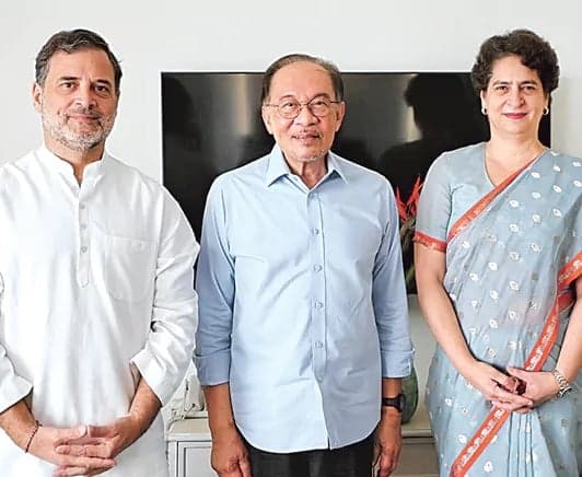 మలేసియా ప్రధానితో రాహుల్ భేటీ - Udayam