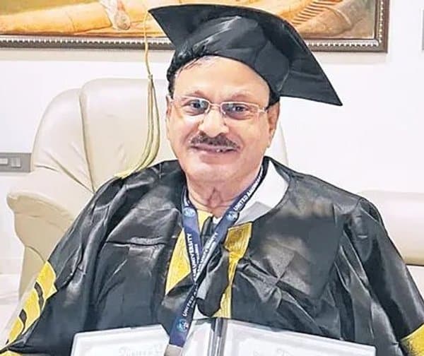 సూదిని పద్మారెడ్డికి గౌరవ డాక్టరేట్ ప్రధానం - Udayam Digital