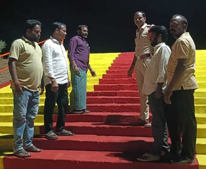 కొండాపూర్లో బతుకమ్మ ఏర్పాట్ల పరిశీలన - Udayam