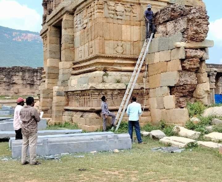 ఉదయగిరి ఆలయ పునరుద్ధరణ వేగవంతం - Udayam