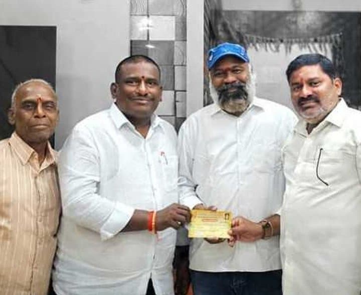 పోచమ్మదేవి ఆలయ నిర్మాణానికి రూ.51 వేల విరాళం
