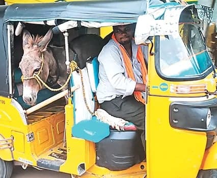 గాడిద కష్టం తీరింది.. ఆటోతో ఆదాయం పెరిగింది - Udayam