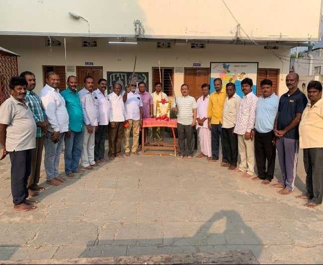 ఆర్ఎస్ఎస్ ఆధ్వర్యంలో ఆయుధ పూజ - Udayam