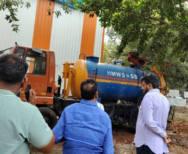 భారతీనగర్లో అభివృద్ధి పనుల పరిశీలన - Udayam