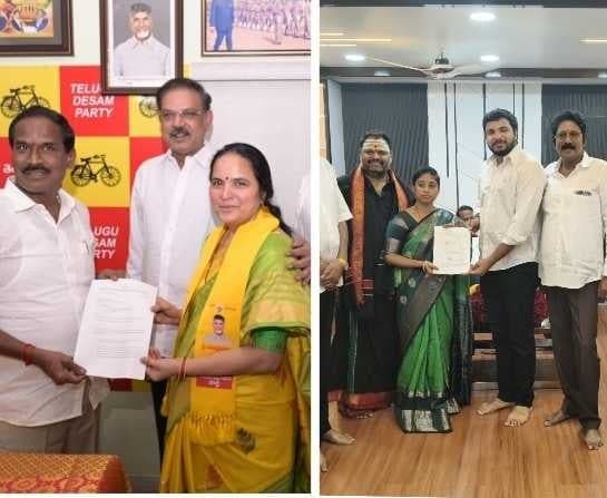 గుంటూరులో టీడీపీ అభ్యర్థులుగా తల్లీ, కొడుకు - Udayam