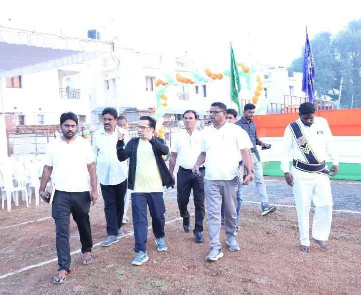 ప్రజాపాలన వేడుకల ఏర్పాట్ల పరిశీలన - Udayam