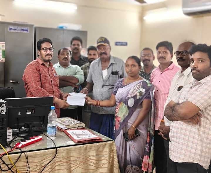 నిడమర్రులో వీఆర్ఏల దీక్ష వాయిదా - Udayam