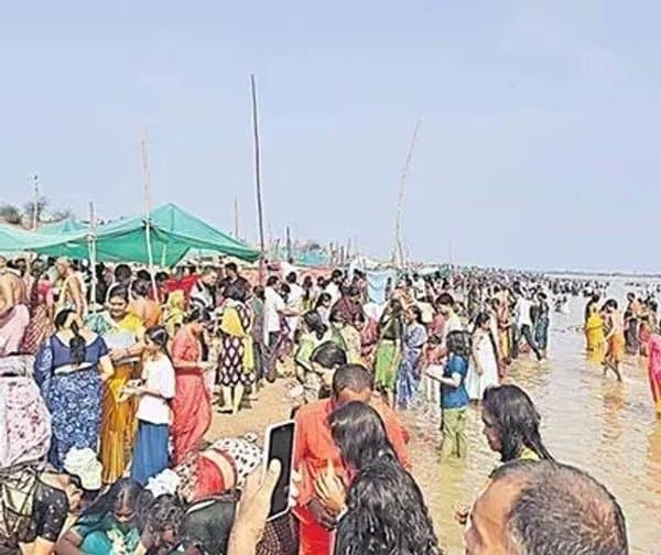 కాళేశ్వరంలో ముగింపునకు చేరుతున్న సరస్వతి పుష్కరాలు - Udayam Digital
