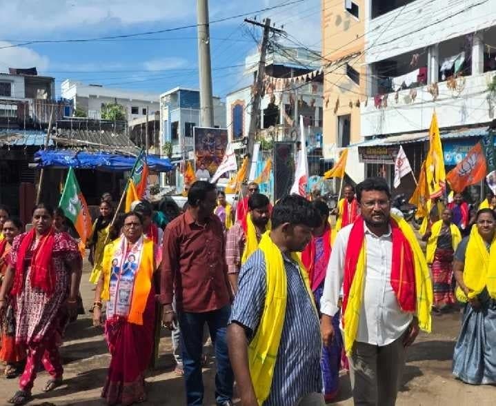 మచిలీపట్నంలో ఎన్నికల ప్రచారం షురూ - Udayam