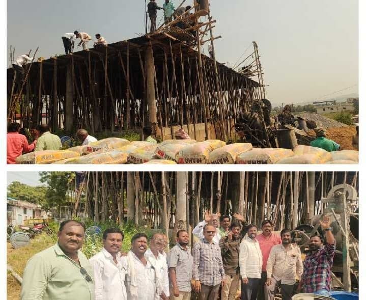 రేణుక ఎల్లమ్మ ఆలయ పనుల పరిశీలన - Udayam