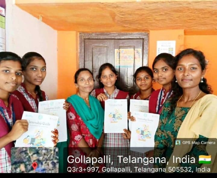 వెల్గటూర్ కేజీబీవీ విద్యార్థుల ఇంటర్న్షిప్ పరిశీలన - Udayam