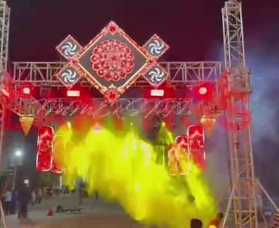 మిరుదొడ్డిలో ఘనంగా దుర్గామాత నిమజ్జనం - Udayam