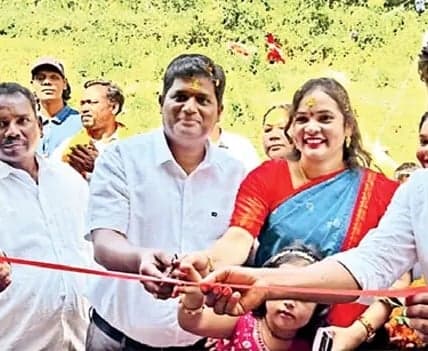 కుమార్తె పుట్టినరోజున పాఠశాల నిర్మాణం - Udayam