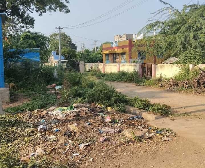 పాండవగల్లు పంచాయతీ ఎదుట చెత్త పేరుకుపేత - Udayam