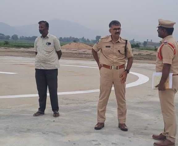 మంత్రుల రాకకు ఏర్పాట్లు.. డీఎస్పీ పరిశీలన - Udayam