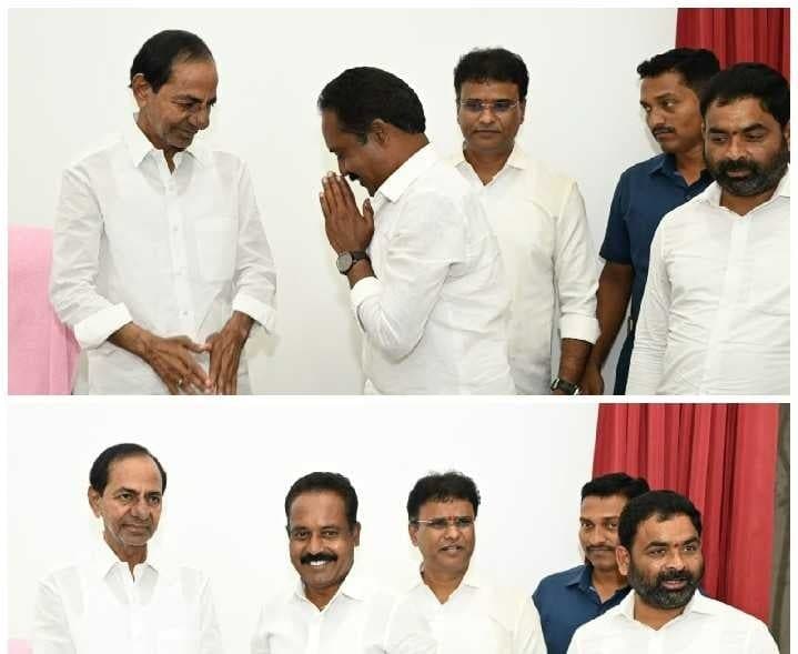 కేసీఆర్ను కలిసిన జిన్నారం బీఆర్ఎస్ నేత - Udayam