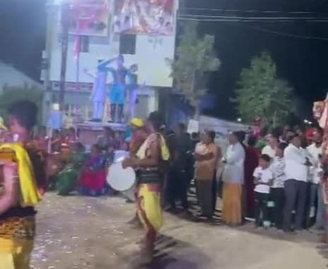 దమ్మన్నపేటలో ఘనంగా దేవీ నిమజ్జనం - Udayam