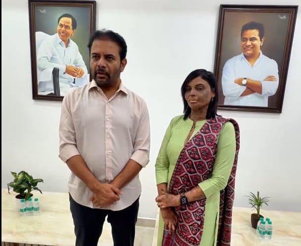 బర్న్ సర్వైవర్ లకు కేటీఆర్ భరోసా - Udayam