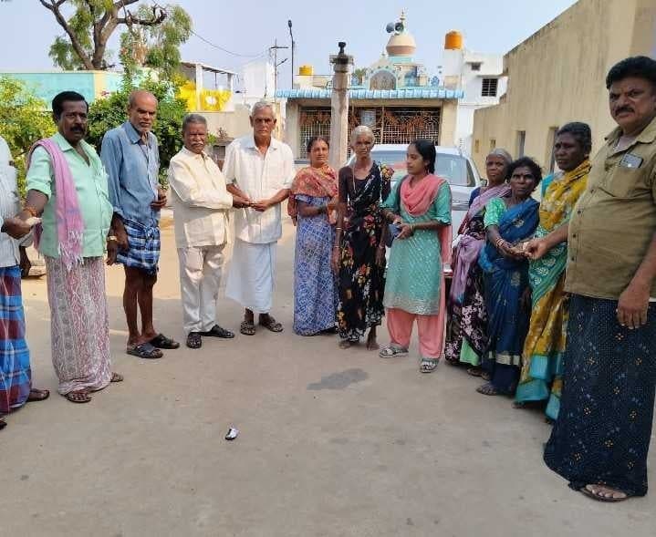 ధనాపురంలో పింఛన్ల పంపిణీ కార్యక్రమం - Udayam