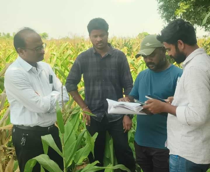 ఇబ్రహీంపట్నంలో డిజిటల్ క్రాప్ సర్వే పరిశీలన - Udayam