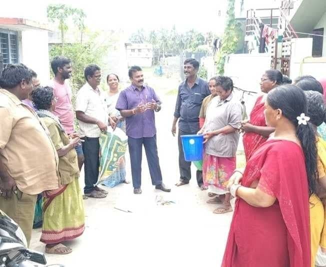 బంటుమిల్లిలో చెత్తపై అవగాహన - Udayam