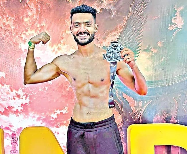 సాఫ్ట్వేర్ ఇంజినీర్ బాడీబిల్డింగ్ ప్రతిభ - Udayam
