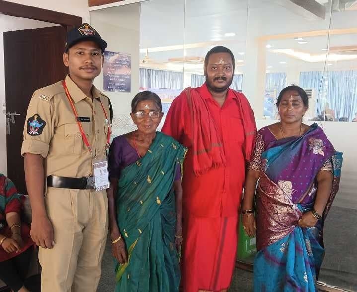 కమాండ్ కంట్రోల్తో వృద్ధురాలి ఆచూకీ - Udayam