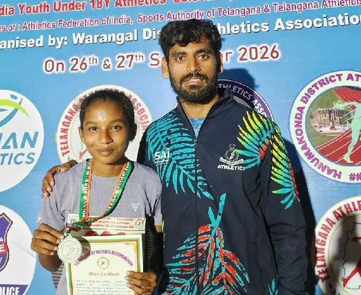 మేడ్చల్ అభినయశ్రీకి అథ్లెటిక్స్లో రజతం - Udayam