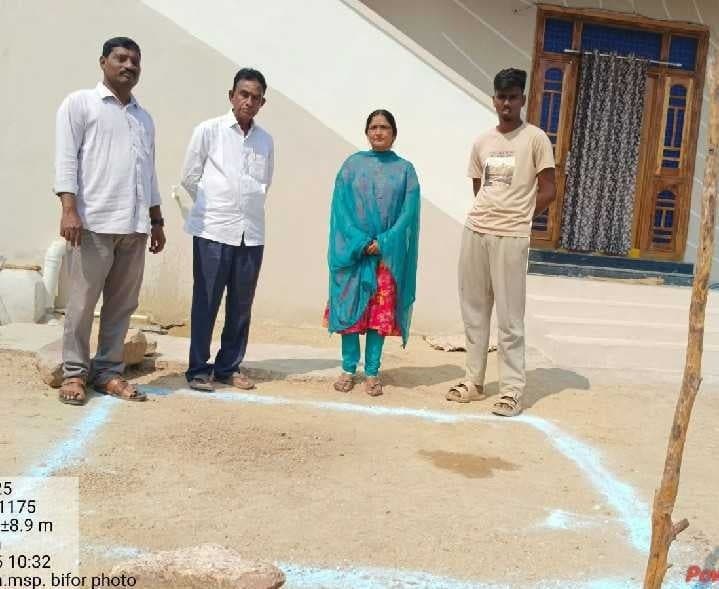 ప్రతి ఇంటికి ఇంకుడు గుంత తప్పనిసరి: సర్పంచ్ - Udayam