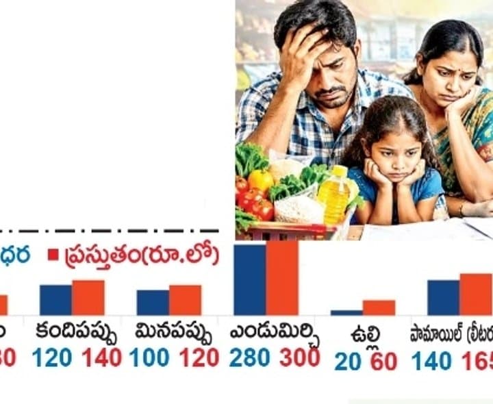 నిత్యావసరాలపై అధిక బాదుడు - Udayam